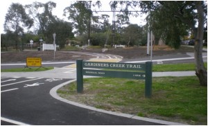 Gardiners Creek Trail Stage 1 Works Nearing Completion
